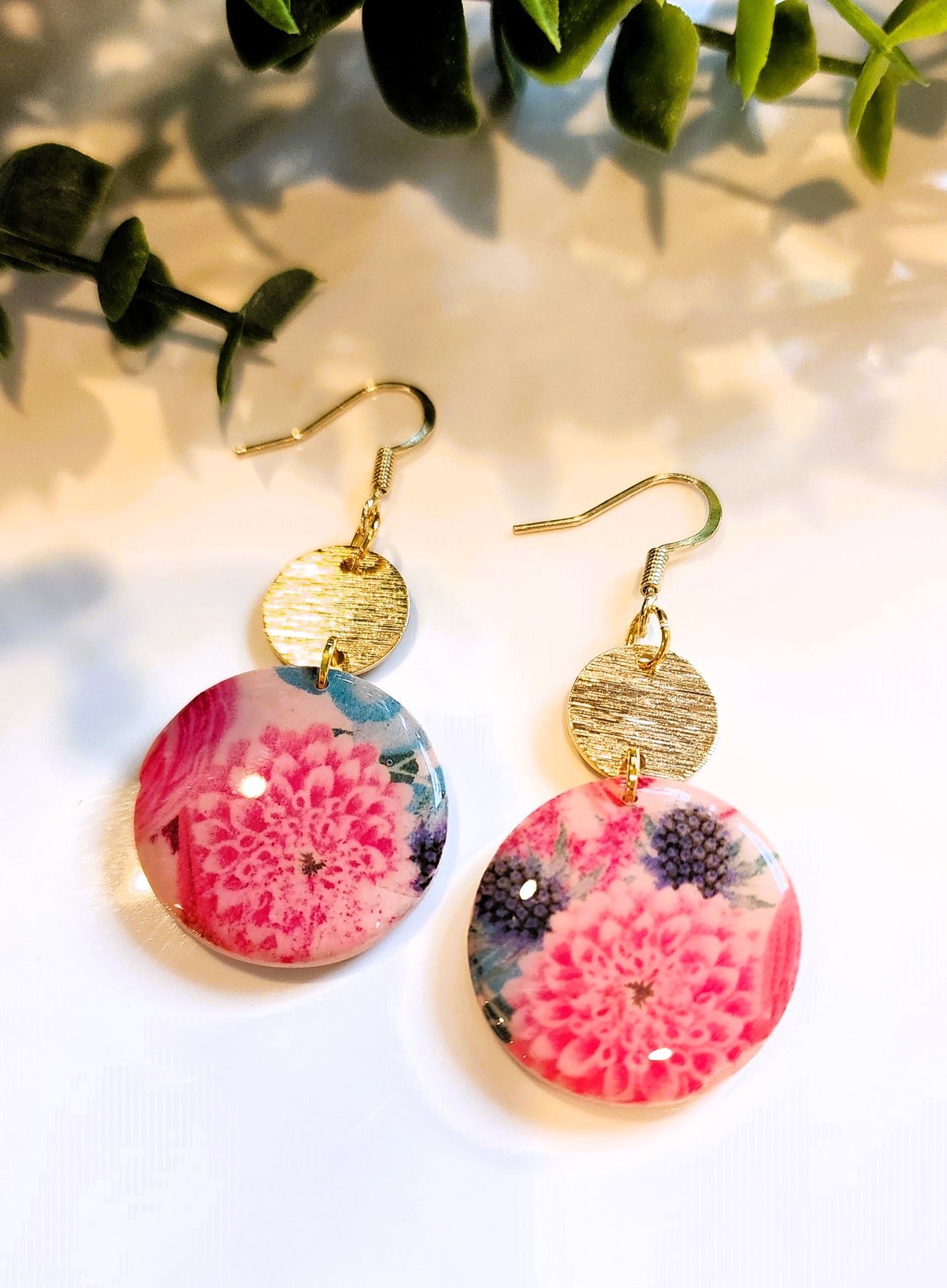 Spring Flowers Dangle Earrings