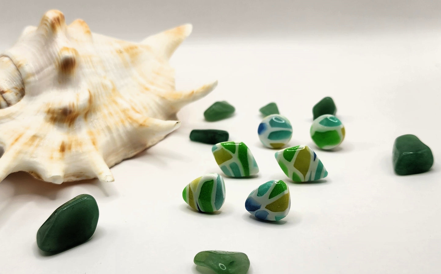 Sea Glass Studs