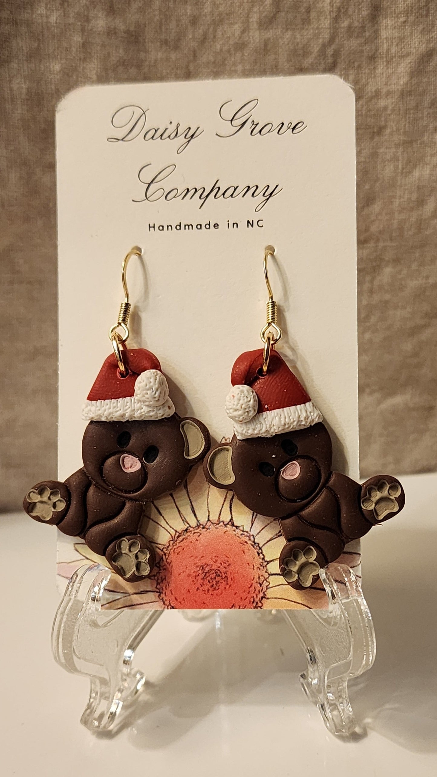 Santa Bear Dangles