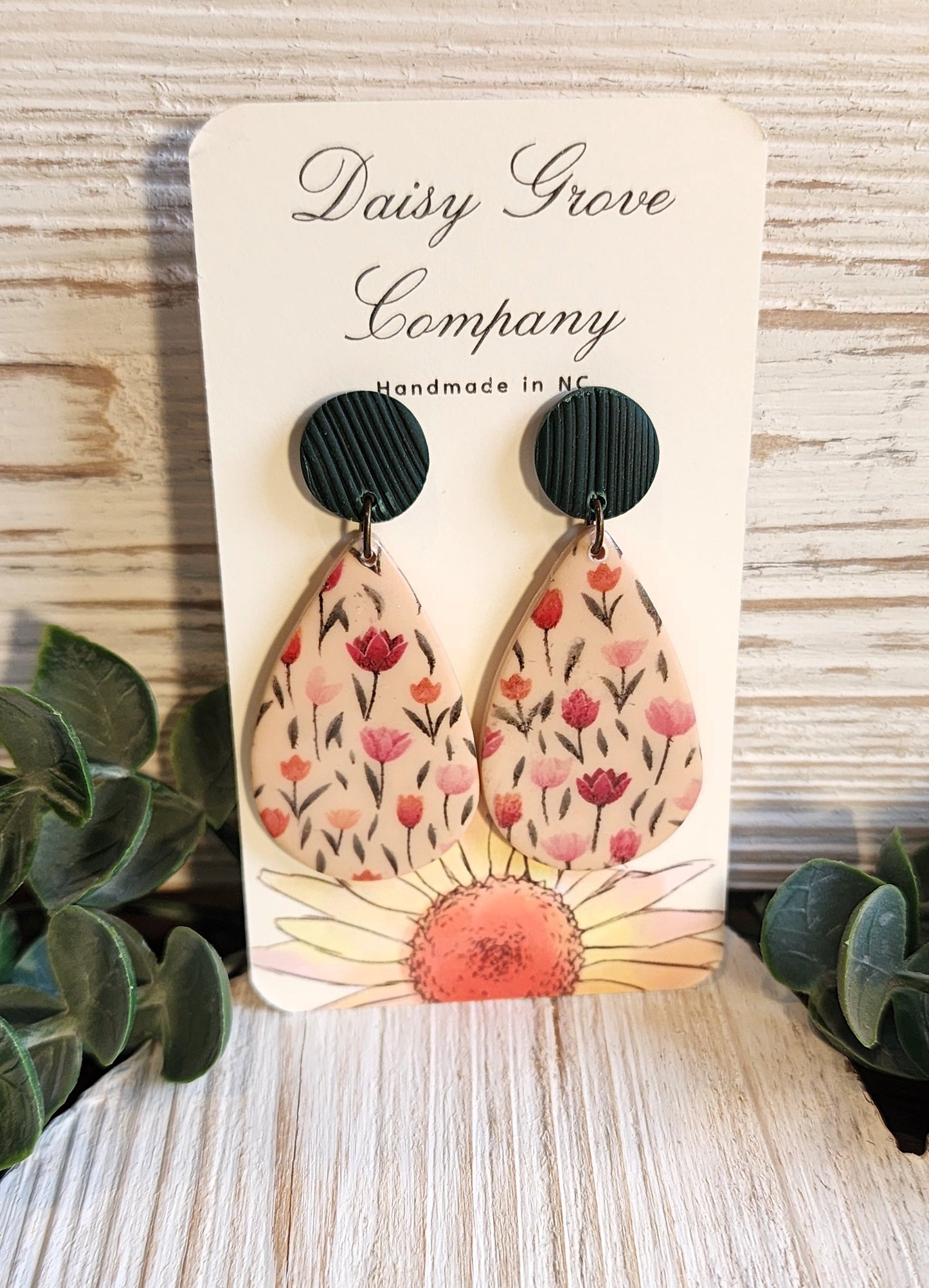 Tulip Tear Drop Dangles