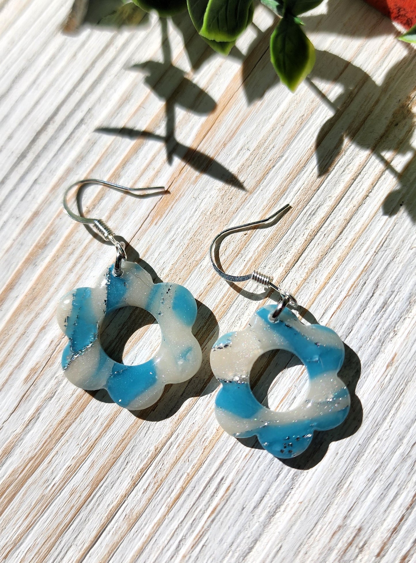 Blue Sky Flower Dangles