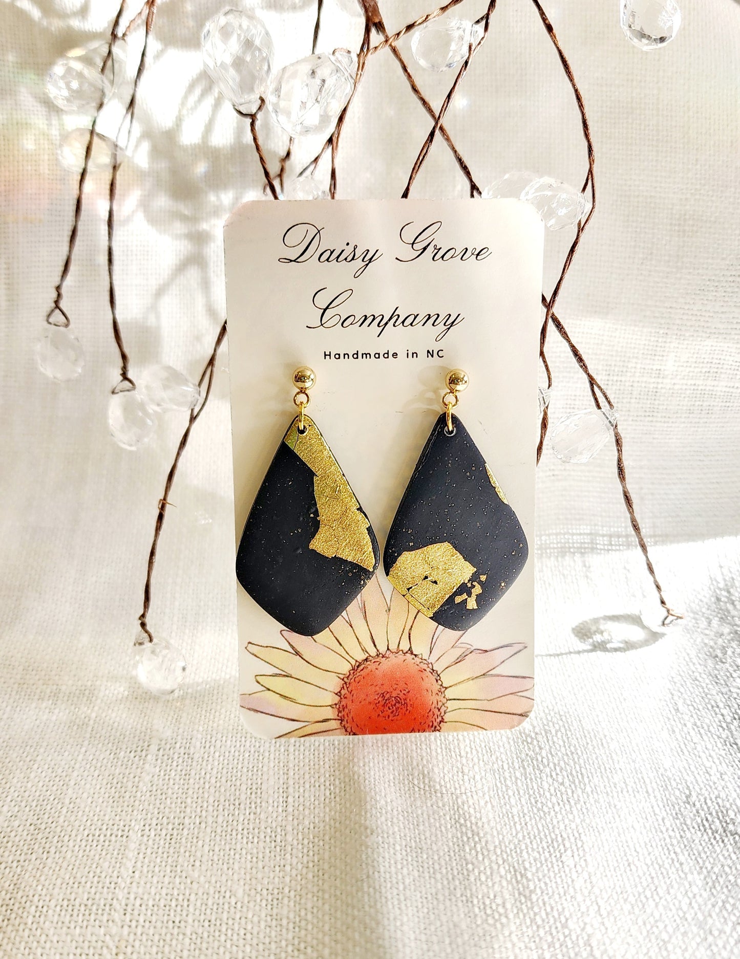 Black & Gold Dangles