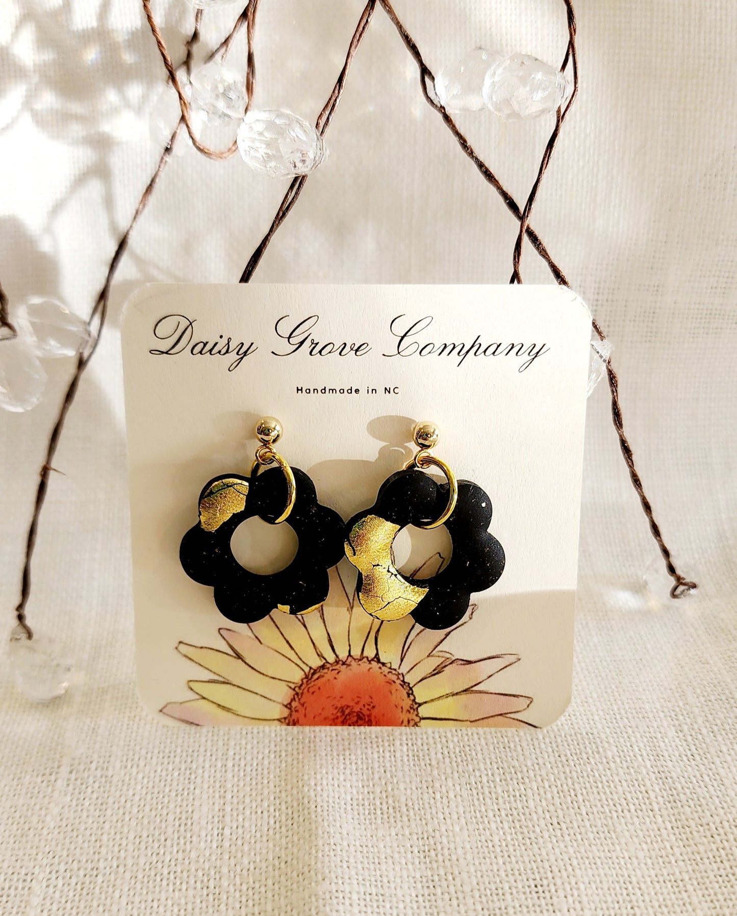 Black & Gold Dangles