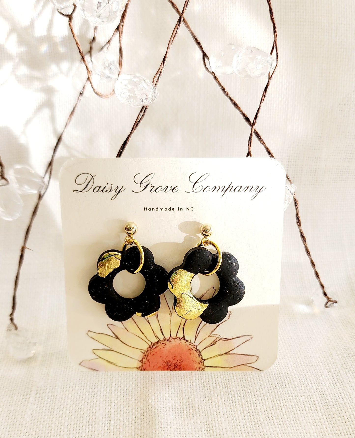 Black & Gold Dangles