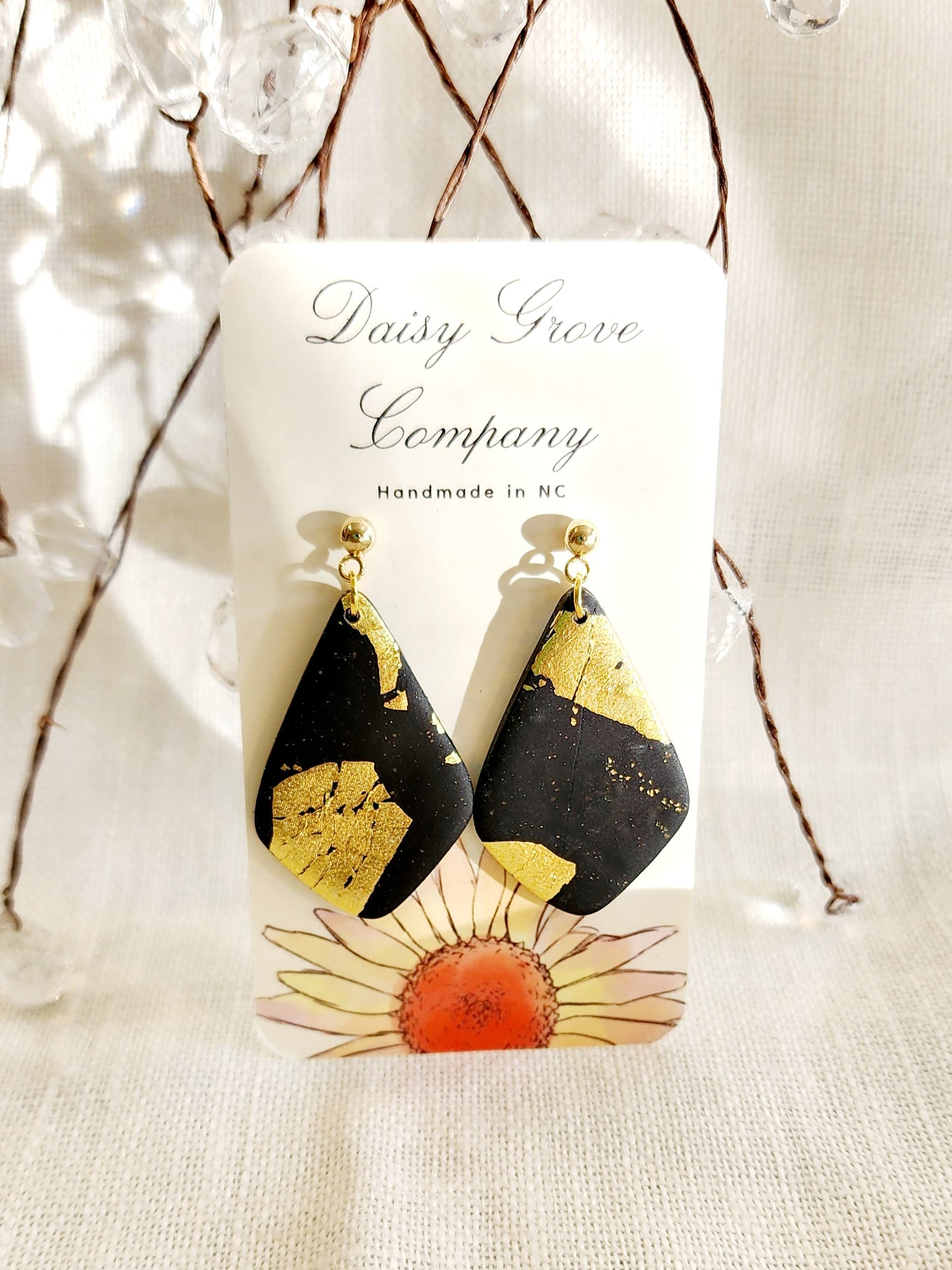 Black & Gold Dangles